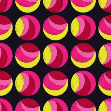 Polka dot seamless modeli. Doku karalamak. Tekstil rapport.