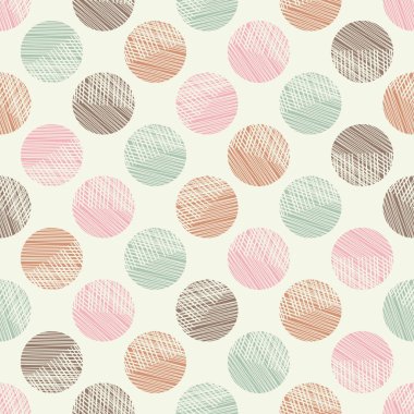 Polka dot seamless modeli. Doku karalamak. Tekstil rapport.