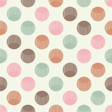 Polka dot seamless modeli. Doku karalamak. Tekstil rapport.