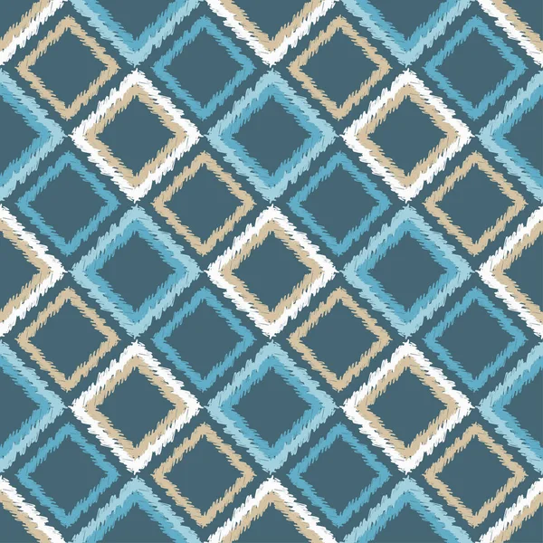 Fond sans couture avec motif géométrique abstrait. Texture à griffonner. Relation textile . — Image vectorielle
