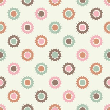 Etnik boho seamless modeli. Dekoratif güneş. Doku karalamak. Retro motif. Tekstil rapport.