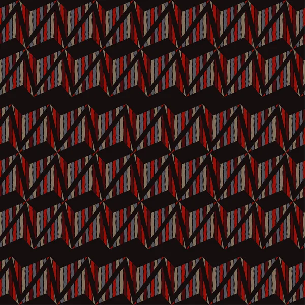 Naadloze achtergrond met abstracte geometrische patroon. Krabbel textuur. Textiel rapport. — Stockvector