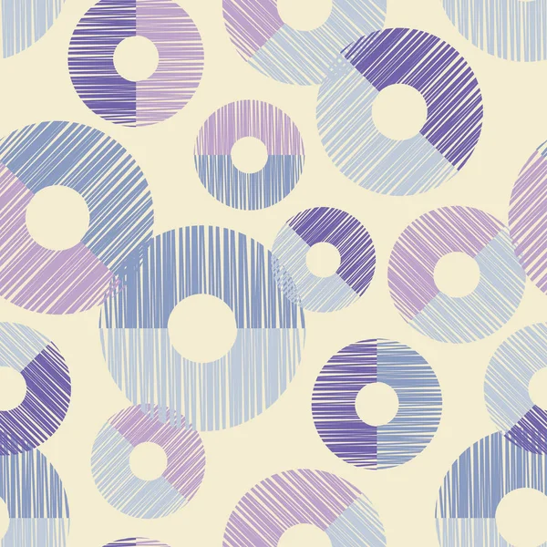 Fondo sin costuras con patrón geométrico abstracto. Scribble textura. Relación textil . — Vector de stock
