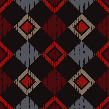 Etnik boho seamless modeli. Doku karalamak. Retro motif. Tekstil rapport.