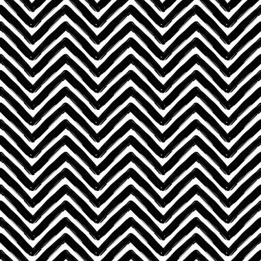 Soyut geometrik desenli sorunsuz arka plan. Beyaz kağıt üzerinde siyah mürekkep desende. Doku karalamak. Tekstil rapport.