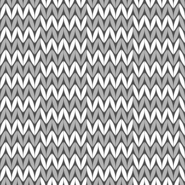 Dikişsiz örgü arka plan. Örgü desen. Gri kazak. Tekstil rapport.