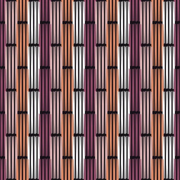 Sömlös bakgrund med abstrakta geometriska mönster. Klotter textur. Textil rapport. — Stock vektor