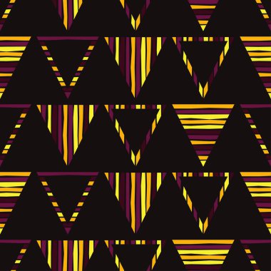 Etnik boho seamless modeli. Kabile desen. Retro motif. Tekstil rapport.