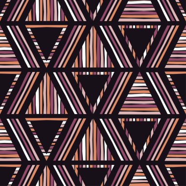 Etnik boho seamless modeli. Kabile desen. Retro motif. Tekstil rapport.