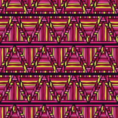 Etnik boho seamless modeli. Kabile desen. Retro motif. Tekstil rapport.