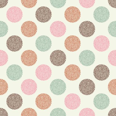 Polka dot seamless modeli. Doku karalamak. Tekstil rapport.
