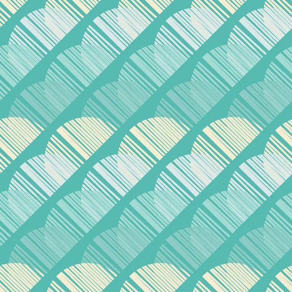 Sorunsuz vektör geometrik desen. Yarım daire çizikler doku. Tekstil rapport.