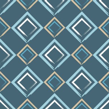 Sorunsuz vektör geometrik desen. Çalışmaları. Tekstil rapport.