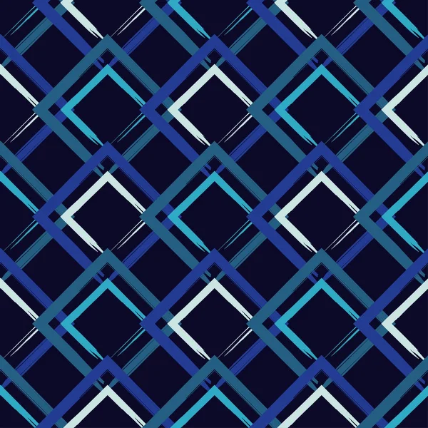 Modèle géométrique vectoriel sans couture. Brushwork. Relation textile . — Image vectorielle
