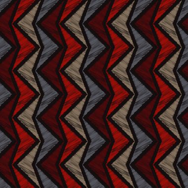 Etnik boho seamless modeli. Doku karalamak. Retro motif. Tekstil rapport.