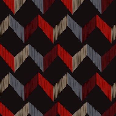 Etnik boho seamless modeli. Doku karalamak. Retro motif. Tekstil rapport.