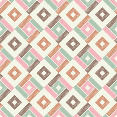 Etnik boho seamless modeli. Doku karalamak. Retro motif. Tekstil rapport.