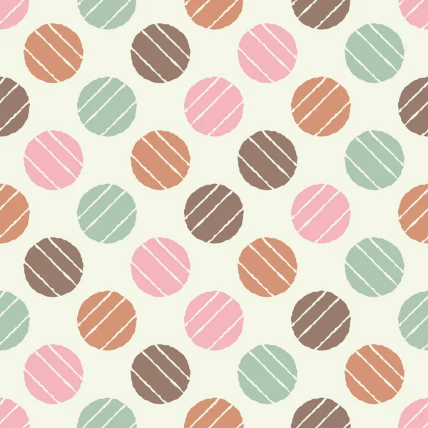 Polka dot seamless modeli. Doku kroki. Tekstil rapport.