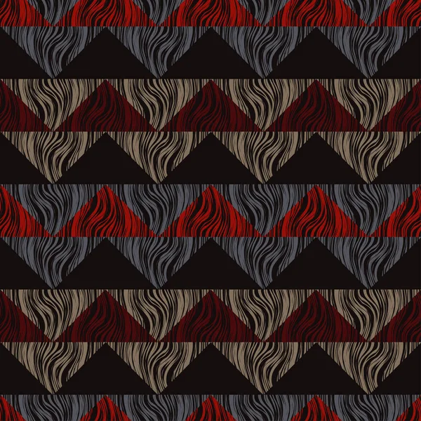 Fondo geométrico sin costuras. Patrón Tangram. Scribble textura. Relación textil . — Vector de stock