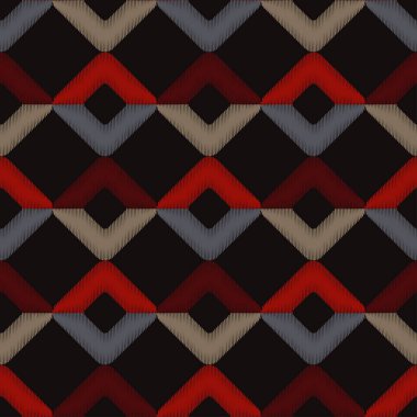 Etnik boho seamless modeli. Doku karalamak. Retro motif. Tekstil rapport.