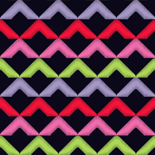 Ethnic boho seamless pattern. Scribble texture. Retro motif. Textile rapport. — Stock Vector