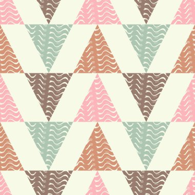 Kesintisiz geometrik arka plan. Tangram doku karalamak. Tekstil rapport.