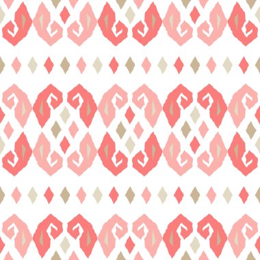 Etnik boho seamless modeli. Doku karalamak. Retro motif. Tekstil rapport.