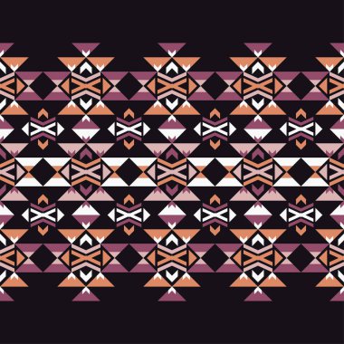 Etnik boho seamless modeli. Kabile desen. Retro motif. Tekstil rapport.