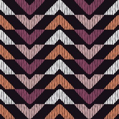 Etnik boho seamless modeli. Doku karalamak. Retro motif. Tekstil rapport.