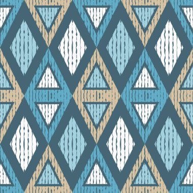 Kesintisiz geometrik arka plan. Doku karalamak. Tekstil rapport.