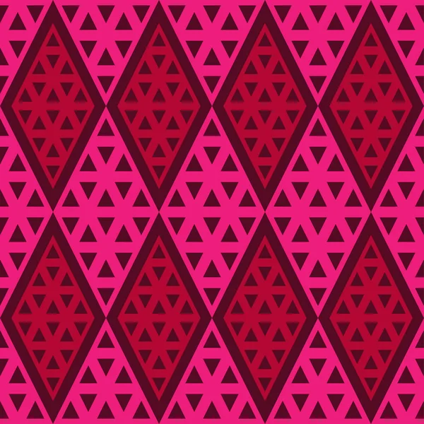 Nahtloser geometrischer Hintergrund mit dreieckigem Muster. Polygone. Textilbeziehung. — Stockvektor