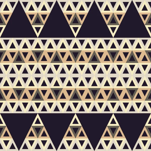 Безшовний геометричний фон з трикутним візерунком. Багатокутники. Текстильний зв'язок . — стоковий вектор