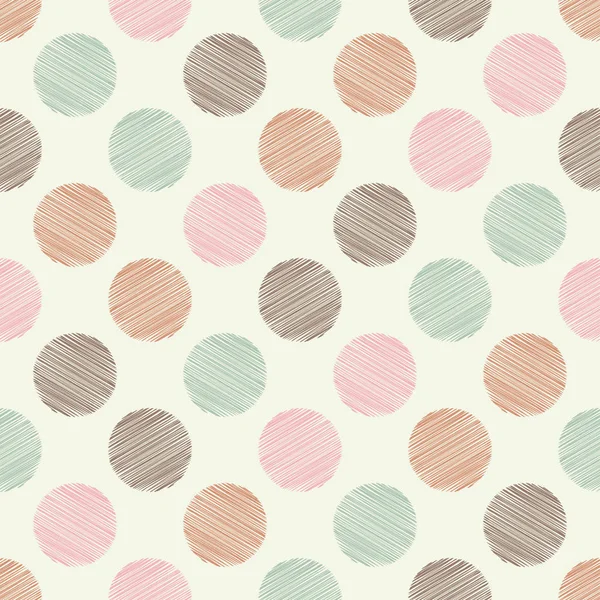 Polka dot seamless pattern. Швы для вышивки. Скриббл текстура. Текстильное взаимопонимание . — стоковый вектор