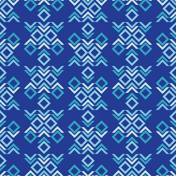 Patrón étnico boho sin costuras. Patrón tribal. Motivo retro. Relación textil . — Vector de stock