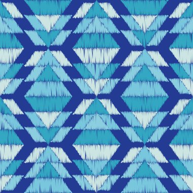 Etnik boho seamless modeli. Nakış kumaş üzerine. Doku karalamak. Retro motif. Tekstil rapport.