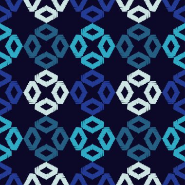 Etnik boho seamless modeli. Doku karalamak. Halk motif. Tekstil rapport.