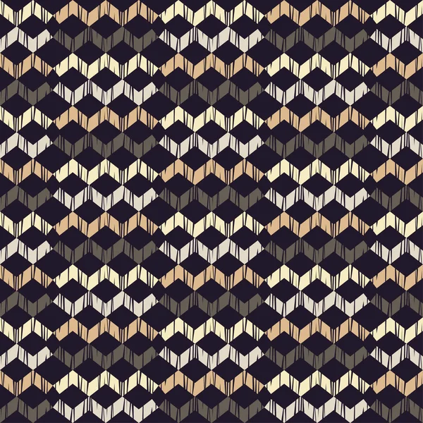 Безшовний Геометричний Малюнок Скрипкова Текстура Текстильний Язок — стоковий вектор