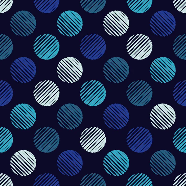 Polka Dot Seamless Pattern Полосатые Яйца Скриббл Текстура Текстильное Взаимопонимание — стоковый вектор