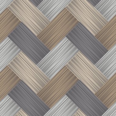 Kesintisiz geometrik desen. Kahverengi zemin ahşap dokulu. Doku karalamak. Tekstil rapport.