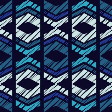 Etnik boho seamless modeli. Doku karalamak. Halk motif. Tekstil rapport.