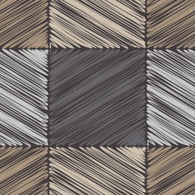 Kesintisiz geometrik desen. Doku karalamak. Tekstil rapport.