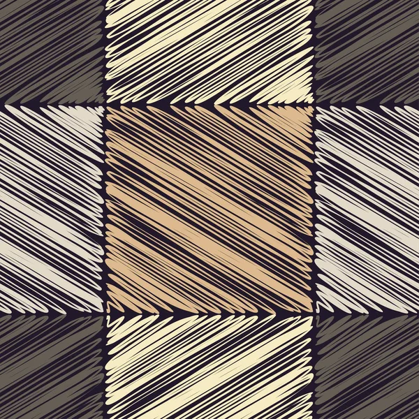 Modèle Géométrique Sans Couture Texture Griffonner Relation Textile — Image vectorielle