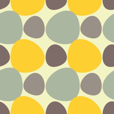 Polka dot seamless modeli. Renkli topları.