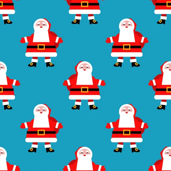 Engraçado Desenho Animado Padrão Sem Costura Natal Relação Têxtil —  Vetores de Stock