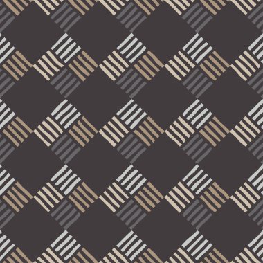 Kesintisiz geometrik desen. Doku karalamak. Tekstil rapport.