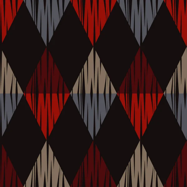 Patrón Geométrico Sin Costuras Scribble Textura Relación Textil — Vector de stock