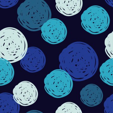 Polka dot seamless modeli. Renkli topları. Doku karalamak. extile uyum. 