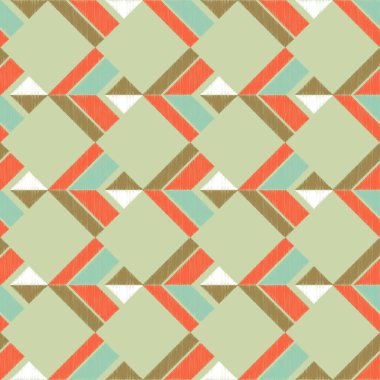 Kesintisiz geometrik desen. Doku karalamak. Tekstil rapport.