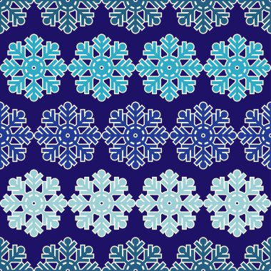 Doodle kar taneleri ile sorunsuz vektör arka plan. Kış desen. Tekstil rapport.