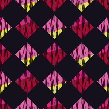 Kesintisiz geometrik desen. Dikdörtgenlerin doku. Doku karalamak. Tekstil rapport.